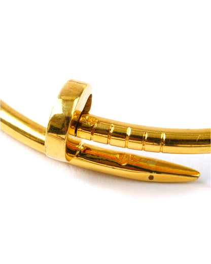 18K Yellow Gold Marrakesh Nail Bangle