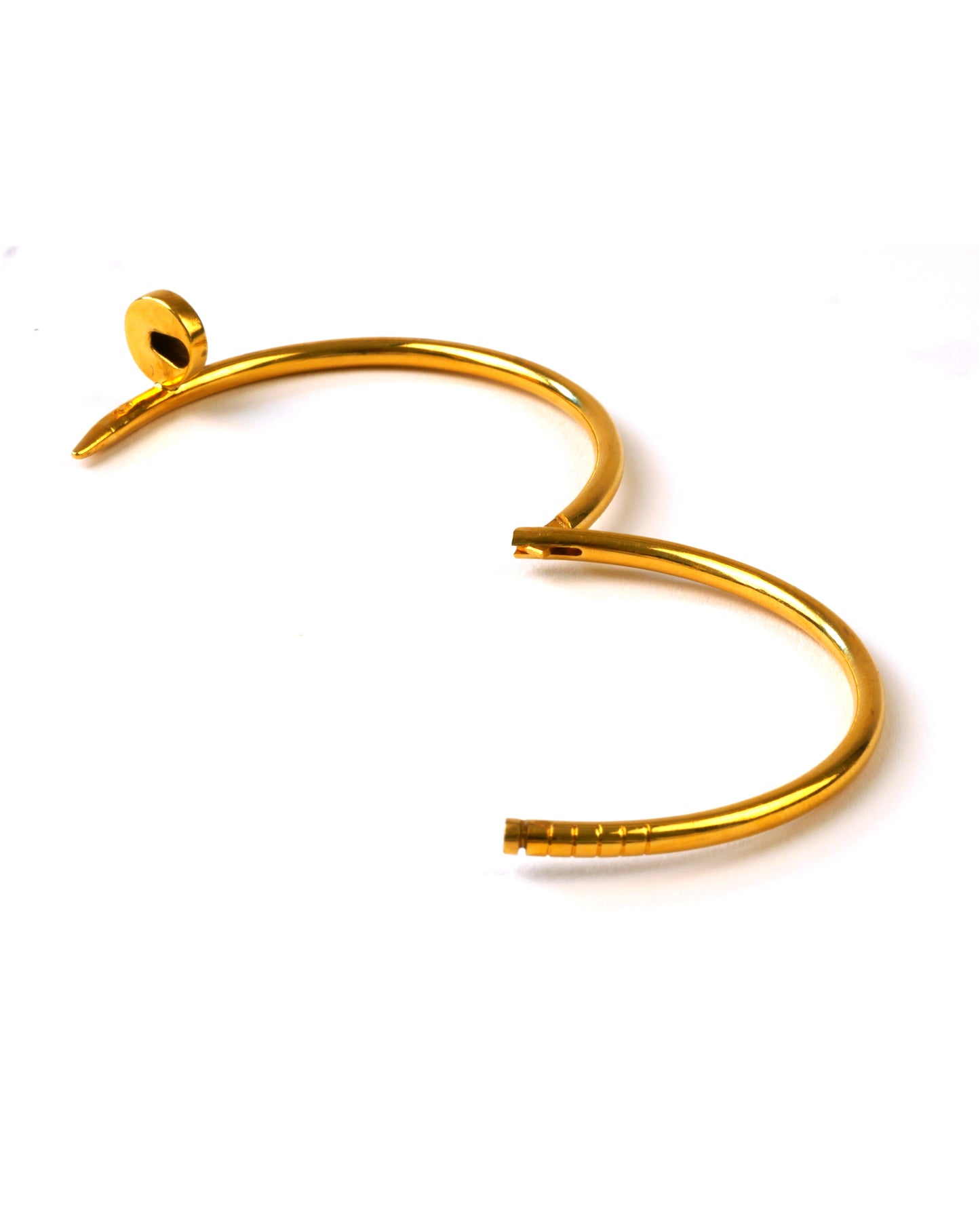 18K Yellow Gold Marrakesh Nail Bangle