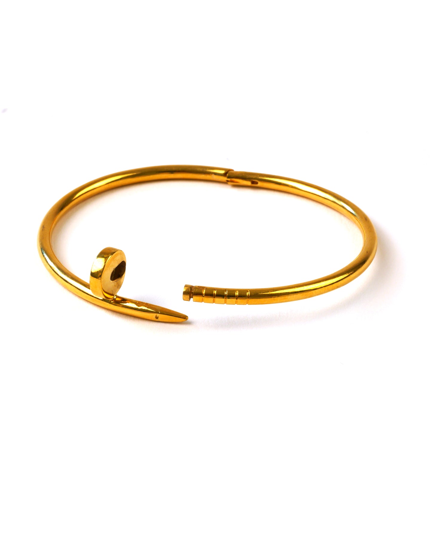 18K Yellow Gold Marrakesh Nail Bangle