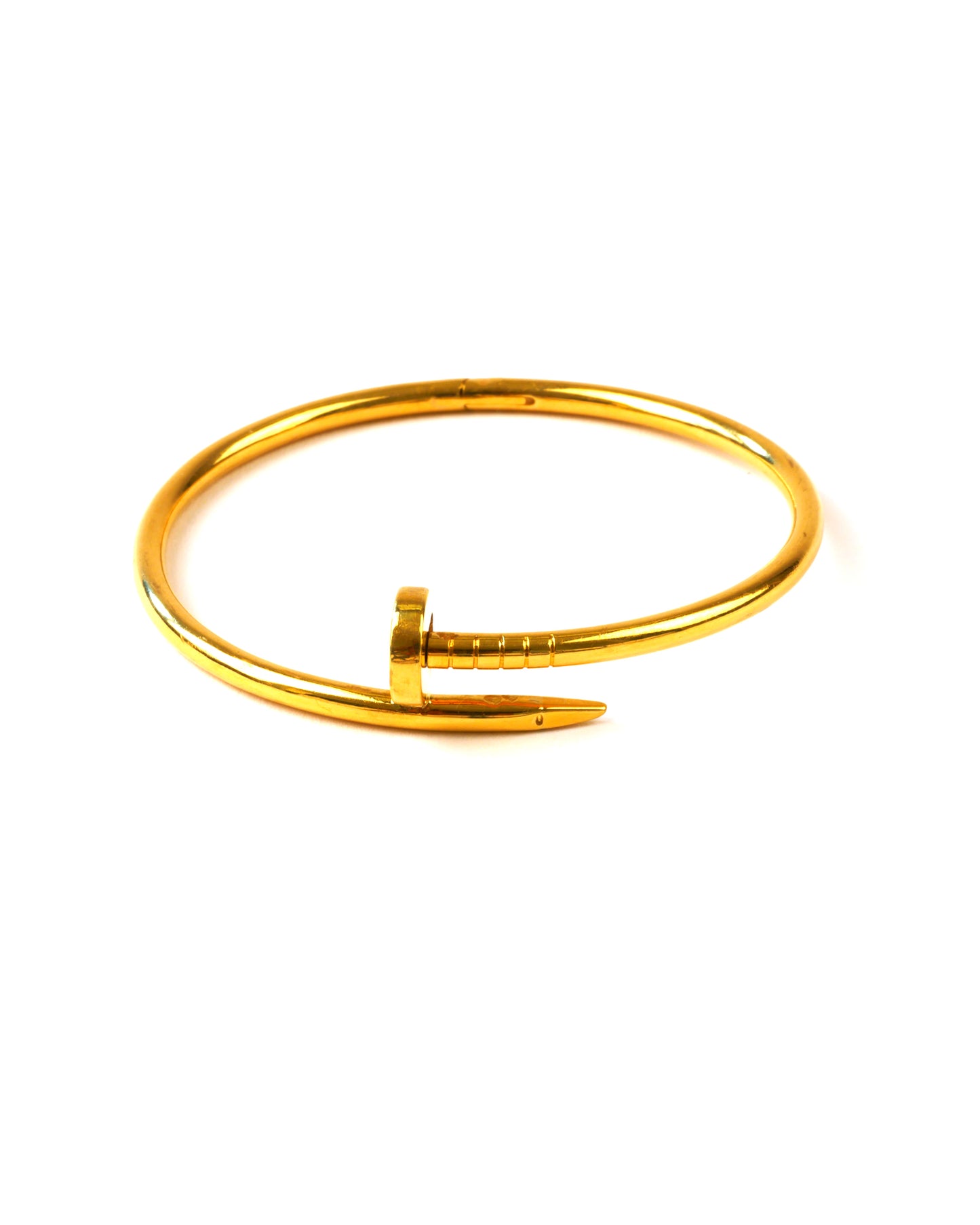 18K Yellow Gold Marrakesh Nail Bangle